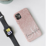 Capa Para iPhone 11 Nome Personalizado da Lista de Estilos Rosa Modern<br><div class="desc">Apresentamos nosso produto Moderno Link Glitter Sparkles Personalized Name, disponível exclusivamente no Zazzle! Faça uma declaração na moda e personalizada com este design espantoso que combina o encanto da brilho rosa com um toque moderno. Quer você esteja procurando um presente ou um especial para si mesmo, este produto é perfeito...</div>
