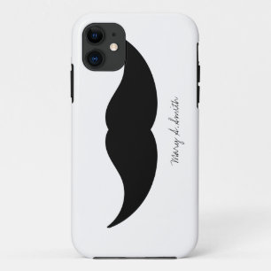 Capa Para iPhone 11 Nome personalizado do bigode
