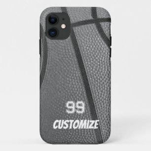 Capa Para iPhone 11 Nome Personalizado E Basquete De Número