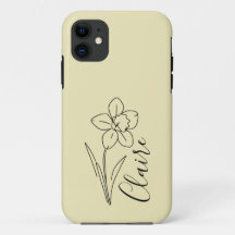 Nome personalizado March daffodil Birth Flower