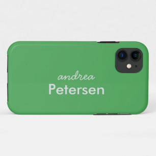 Capa Para iPhone 11 Nome personalizado moderno minimalista trendy
