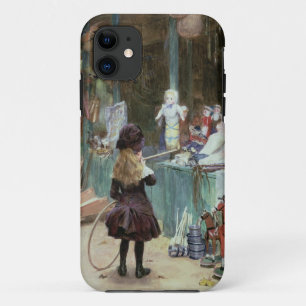 Capa Para iPhone 11 Nos jardins de Champs-Elysees, c.1897 (gouache