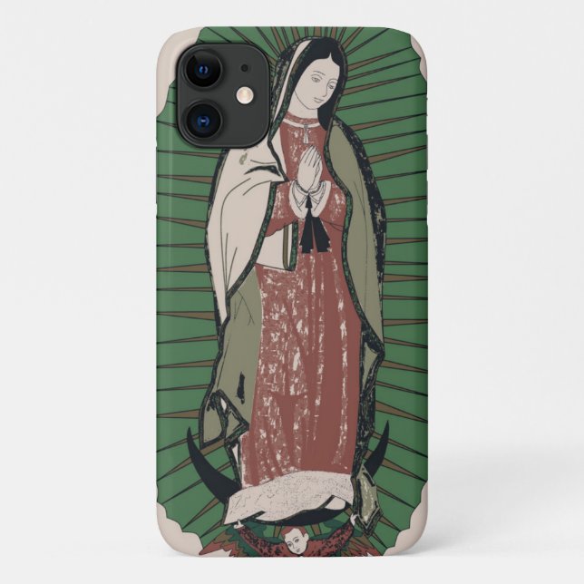 Capa Para iPhone 11 nossa dama de guadalupe (Verso)