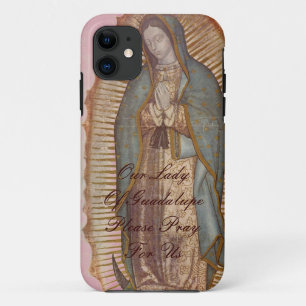CAPA PARA iPhone 11 NOSSA SENHORA DE GUADALUPE, POR FAVOR, REZE POR NÓ