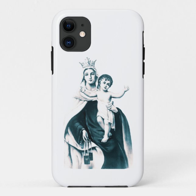 Capa Para iPhone 11 Nossa Senhora do Monte Carmel (Verso)