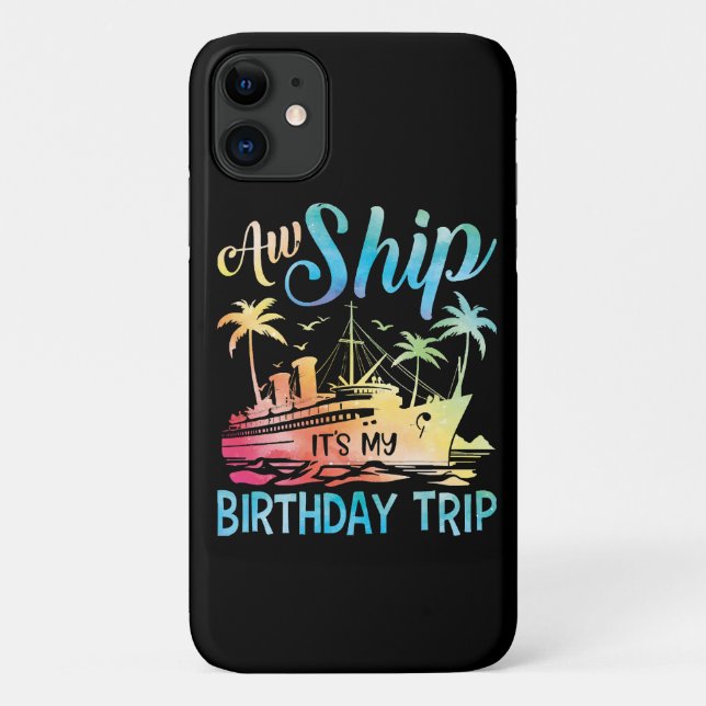 Capa Para iPhone 11 Nossa Viagem de Aniversário (Verso)