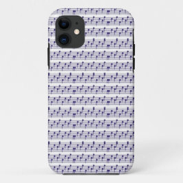 Capa Para iPhone 11 notas musicais