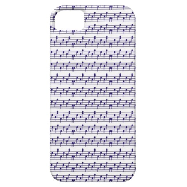 Capa Para iPhone 11 notas musicais (Traseira)