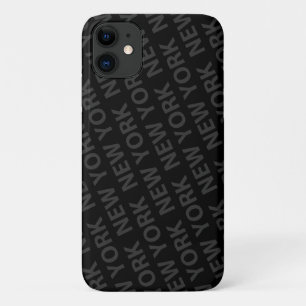 Capa Para iPhone 11 Nova York - Padrão - Cinza Escura