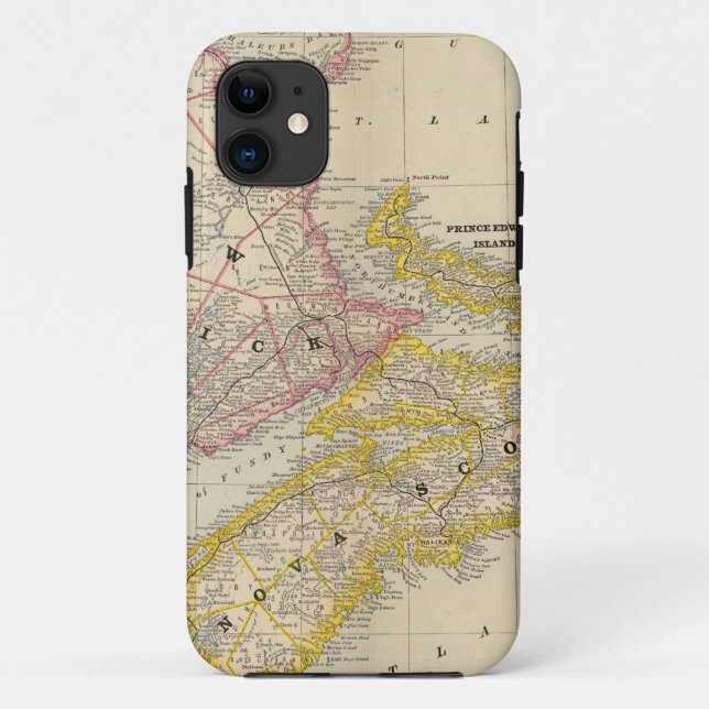 Capa Para iPhone 11 Novo Brunswick, Nova Escócia (Verso)