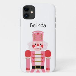 Capa Para iPhone 11 Noz-cracker de Natal Rosa Personalizado