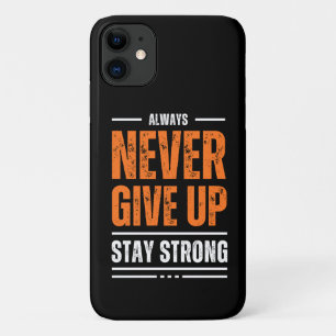 Capa Para iPhone 11 nunca desista