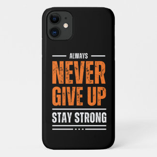 Capa Para iPhone 11 nunca desista