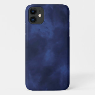 Capa Para iPhone 11 Nuvens azuis escuras