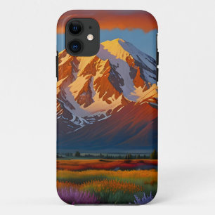 Capa Para iPhone 11 Nuvens Crimson sobre o Vale