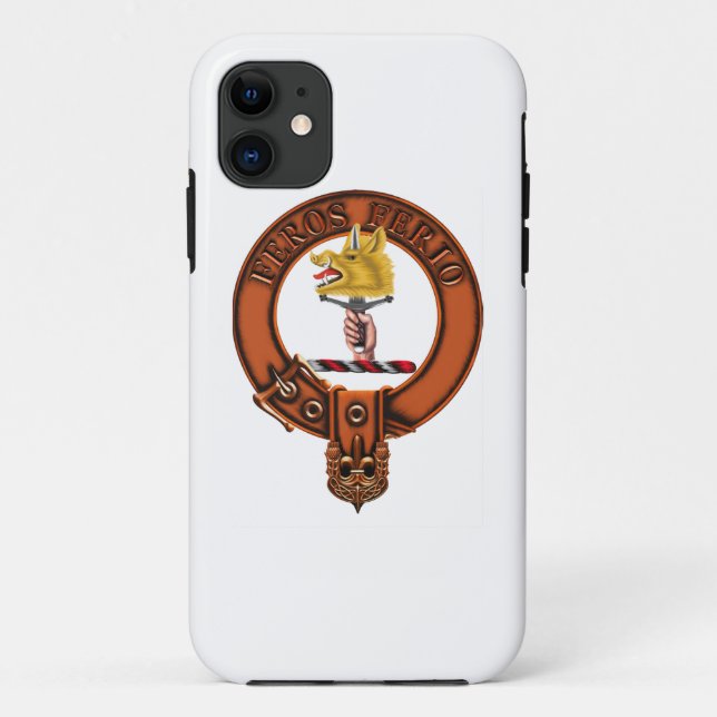 Capa Para iPhone 11 O clã escocês Crest o caso do iPhone 5 de (Verso)