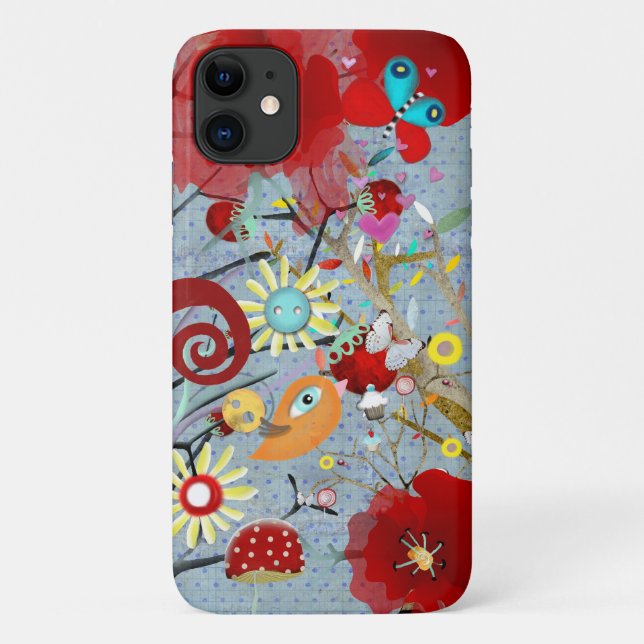 Capa Para iPhone 11 O Enorme Poppy (Verso)
