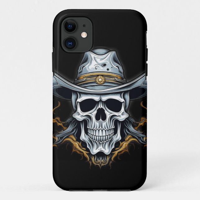 Capa Para iPhone 11 O Esqueleto Cowboy (Verso)