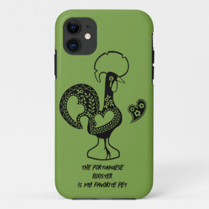 Capa Para iPhone 11 O Galo Português é o meu animal favorito