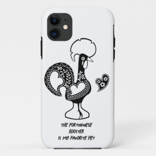 Capa Para iPhone 11 O Galo Português é o meu animal favorito