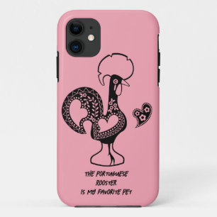 Capa Para iPhone 11 O Galo Português é o meu animal favorito