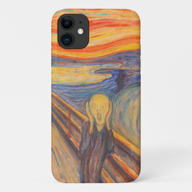 Capa Para iPhone 11 O Grito de Edvard Munch (Verso)