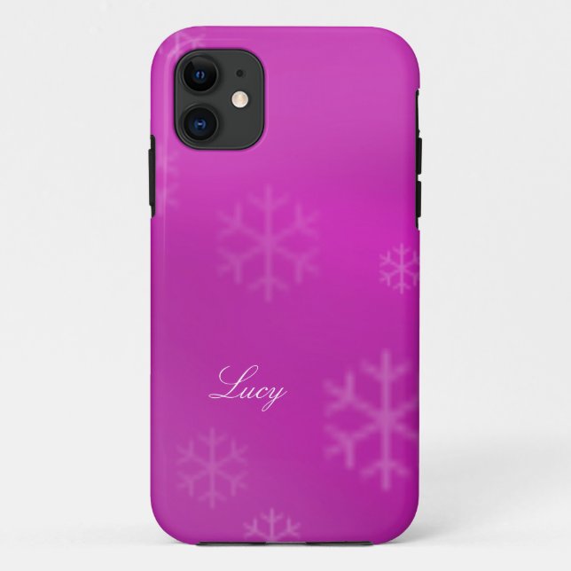 Capa Para iPhone 11 O inverno sonha 2 - Lucy - personaliza-o - (Verso)