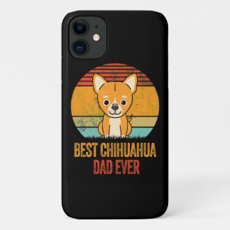 Capa Para iPhone 11 O Melhor Pai Chihuahua De Vintage Sofrendo Distúrb