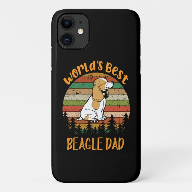 Capa Para iPhone 11 O Melhor Pai De Beagle Do Mundo (Verso)