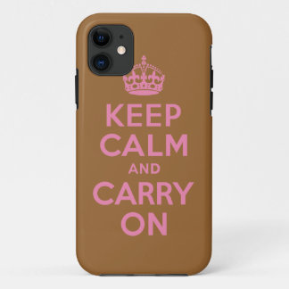 Capa Para iPhone 11 O melhor preço mantem a calma e continua o rosa e
