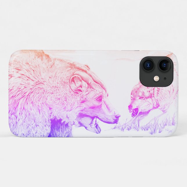 Capa Para iPhone 11 O movimento (arco-íris) (Verso (horizontal))