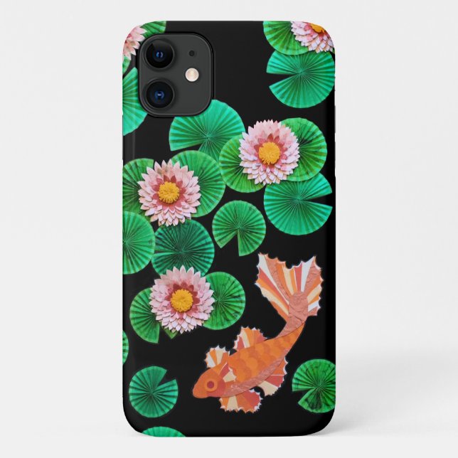 Capa Para iPhone 11 O Papel Koi Pond (Verso)