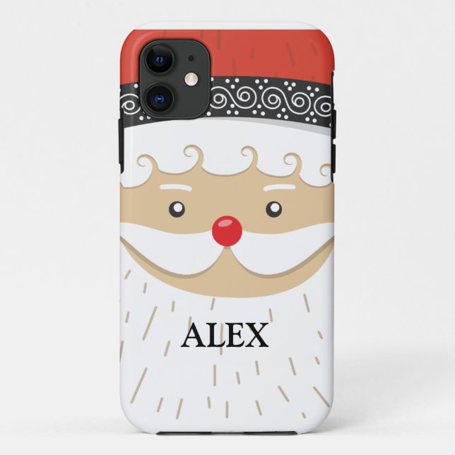 Capa Para iPhone 11 O perfeito Natal Papai Noel (Verso)