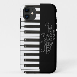 Capa Para iPhone 11 O piano fecha o caso do iPhone 5 da identificaçã