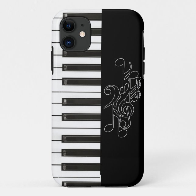 Capa Para iPhone 11 O piano fecha o caso do iPhone 5 da identificação (Verso)