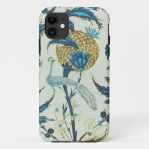 Capa Para iPhone 11 O prato de Iznik pintado com um pavão