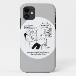 Capa Para iPhone 11 O preenchimento de um formulário do Clube de Malha