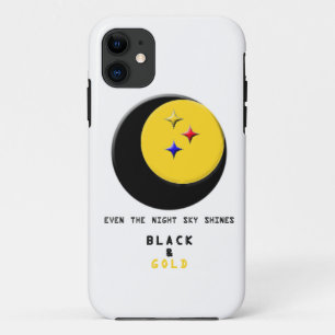 Capa Para iPhone 11 O preto e o ouro estão mesmo na caixa do céu