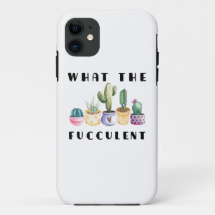 Capa Para iPhone 11 O que é o Fucculent