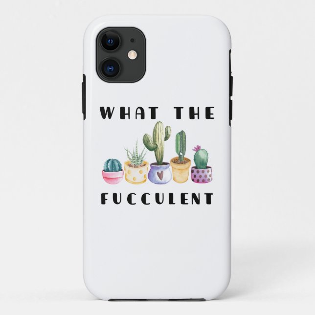 Capa Para iPhone 11 O que é o Fucculent (Verso)