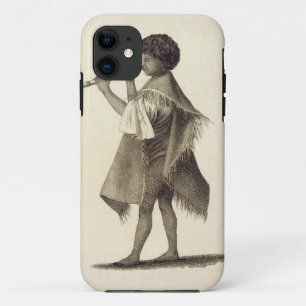 Capa Para iPhone 11 O rapaz Taiyota, nativo de Otaheite, no vestido