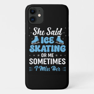 Capa Para iPhone 11 O Rink de Gelo Cute Sincronizado está Chamando