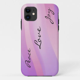 Capa Para iPhone 11 O rosa acena o caso de IPhone 5 do amor