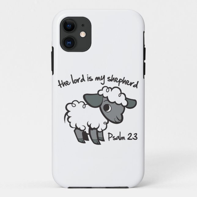 Capa Para iPhone 11 O senhor é meu pastor (Verso)