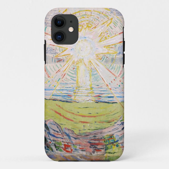 Capa Para iPhone 11 O Sol de Edvard Munch (Verso)