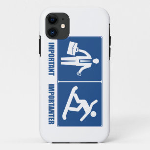 Capa Para iPhone 11 O trabalho é importante, snowboarding é