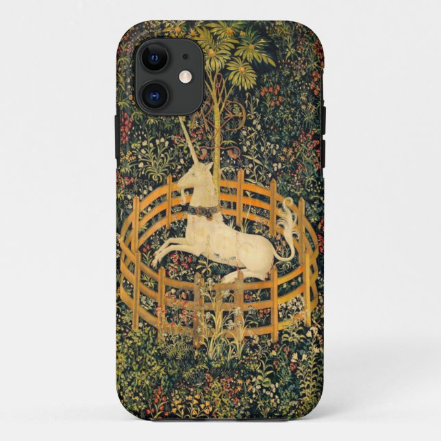 Capa Para iPhone 11 O Unicórnio em cativeiro (Verso)