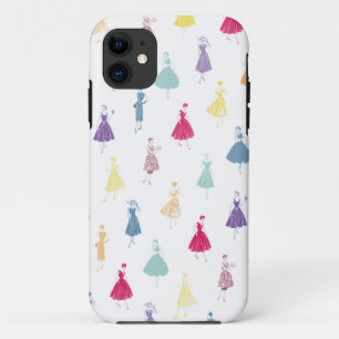 Capa Para iPhone 11 O vestido dos anos 50 das senhoras da moda do