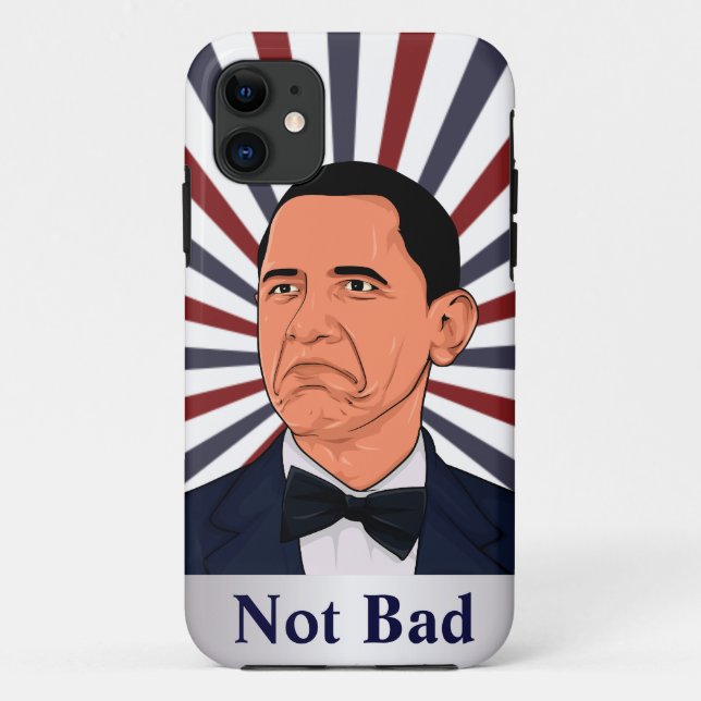Capa Para iPhone 11 Obama nao mau (Verso)