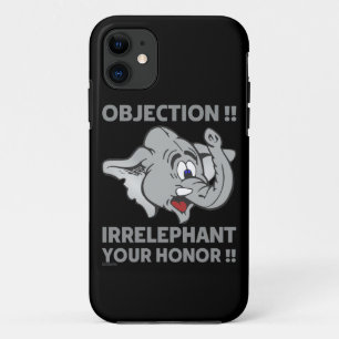 CAPA PARA iPhone 11 OBJEÇÃO! IRRELEPHANTE SUA HONRA!
